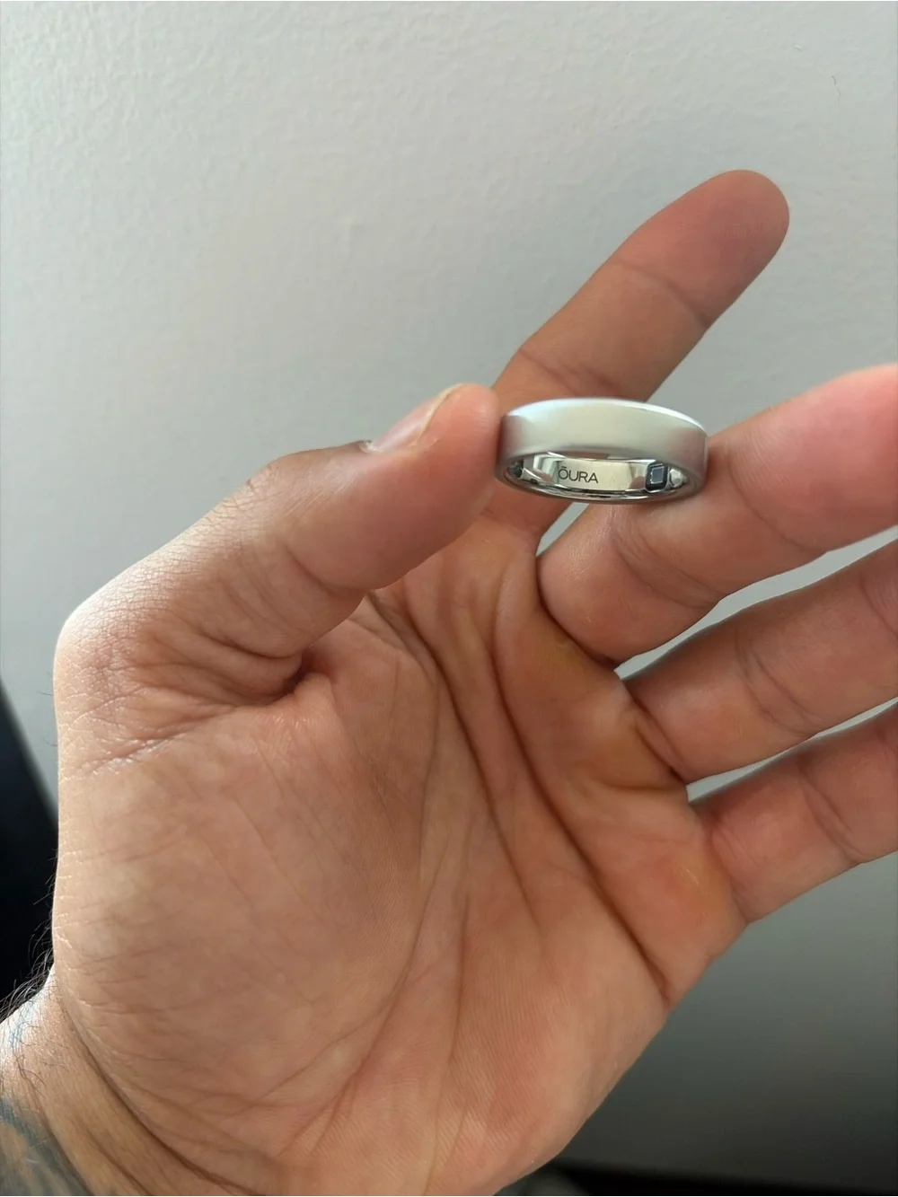Oura Ring 5 Size 12 Brushed Silver